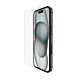 Pellicola in Vetro UltraGlass 2 per iPhone 16 ed IPhone 15 con supporto per l’installazione incluso