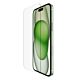 Pellicola in Vetro Temperedglass iPhone 16 Plus e15 Plus con supporto per l’installazione incluso