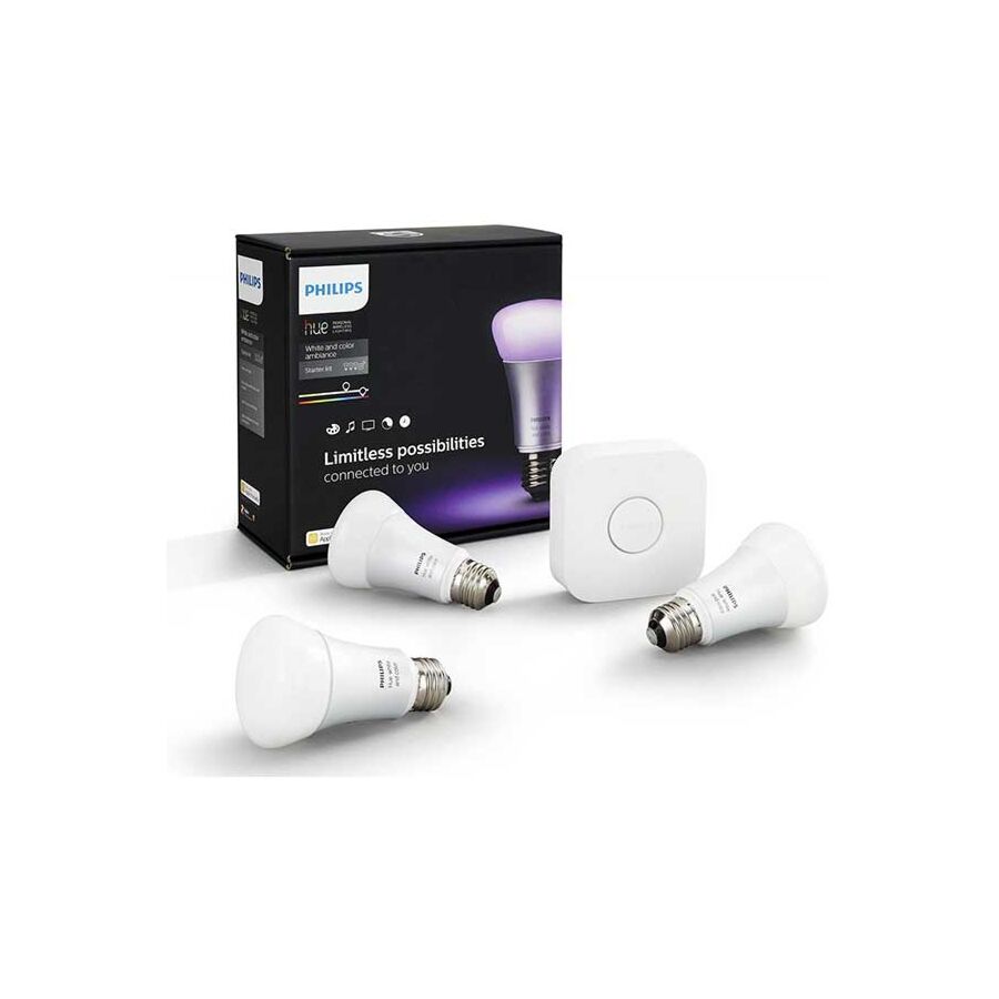 Philips Starter Kit E27 - Illuminazione Wireless Hue Personale