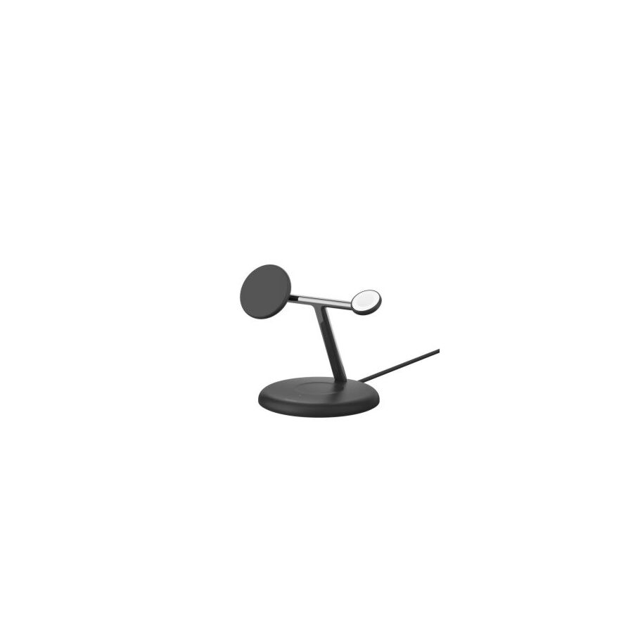 BoostCharge Pro Supporto di ricarica wireless 3 in 1 con tecnologia magnetica Qi2 (15 W) - Nero