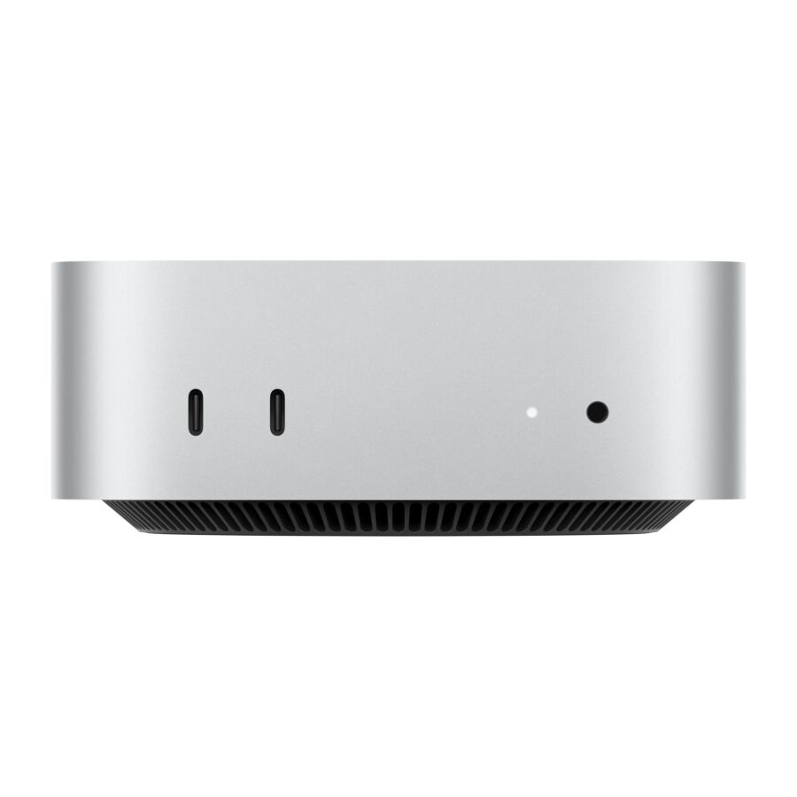 Mac Mini Chip M4 con CPU 10‑core e GPU 10‑core con 16GB di memoria unificata e Archiviazione SSD da 256GB