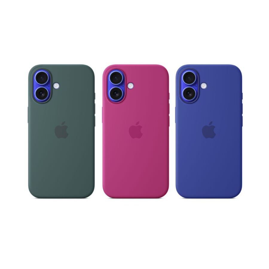 Custodia MagSafe in silicone per iPhone 16 Plus