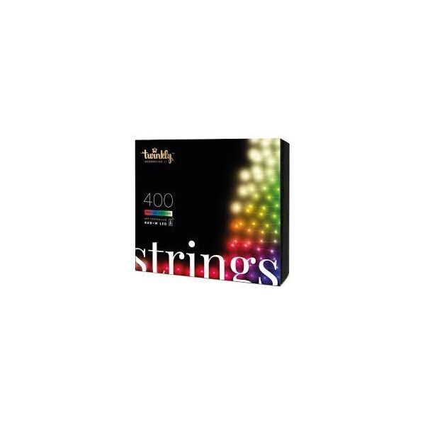 Luci LED intelligenti Twinkly Strings 400 Led - Multicolor + Bianco