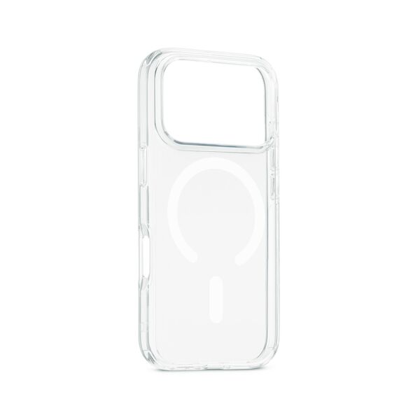 Custodia trasparente con magnete bianco per iPhone 17 Pro Max